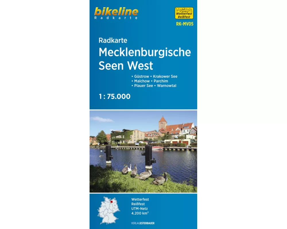 Radkarte Mecklenburgische Seen West (RK-MV05)