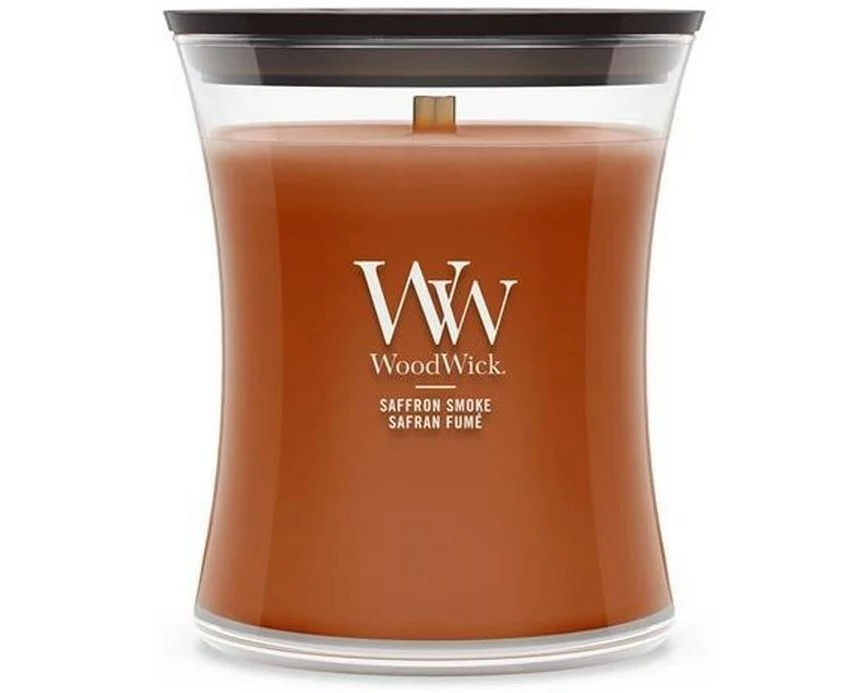 Woodwick Duftkerze Saffron Smoke Medium Jar
