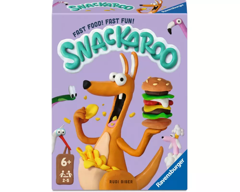 Ravensburger Kartenspiel Snackaroo ab 6 Jahren, 2-5 Spieler