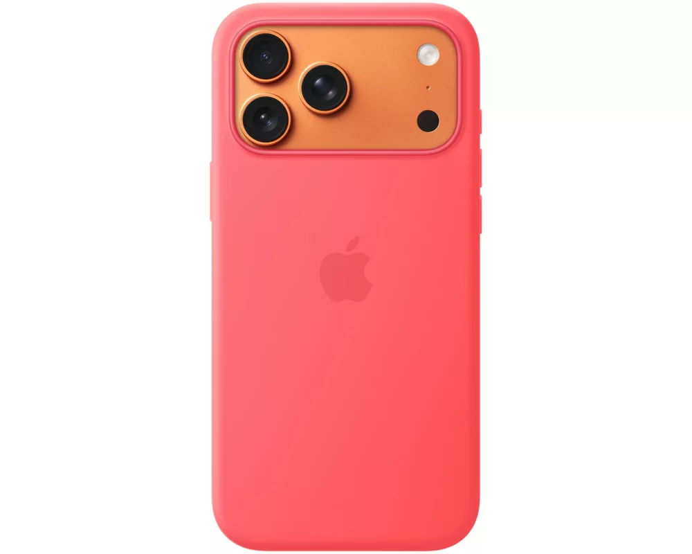 Apple Silicone Case mit MagSafe iPhone 17 Pro Max Bright Guava