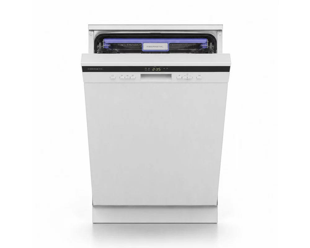 Kibernetik GRET605 MasterSeries Geschirrspüler Einbau teilintegriert 60cm weiss