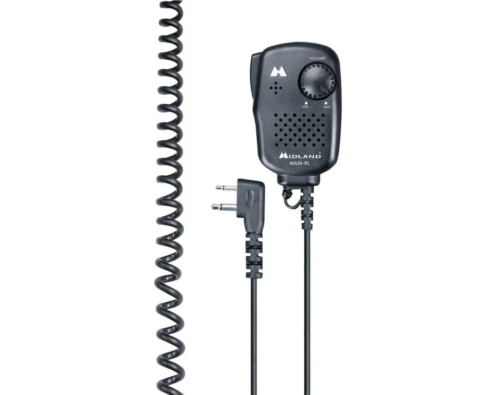Midland Lautsprechermikrofon MA 26-XL Schwarz
