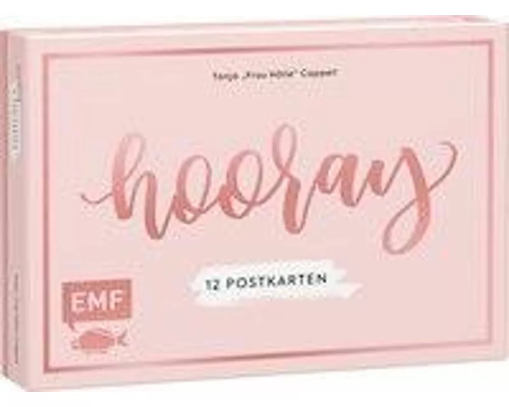 Hooray – 12 Handlettering Postkarten: Tanja "Frau Hölle" Cappell