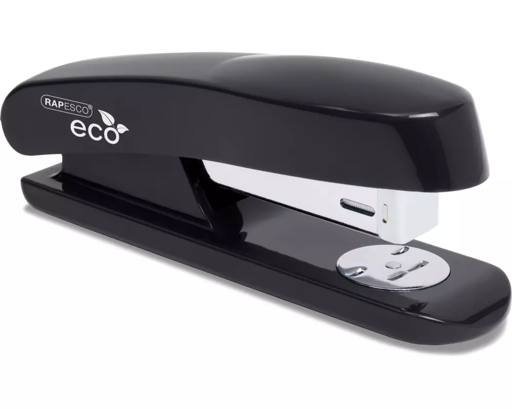 Rapesco Heftgerät Eco GRS mit Halbstabmagazin 20 Seiten, Schwarz