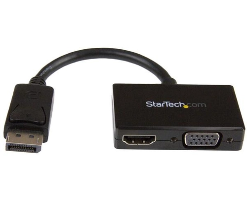 StarTech.com Travel A/V Adapter: 2-in-1 DisplayPort to HDMI or VGA