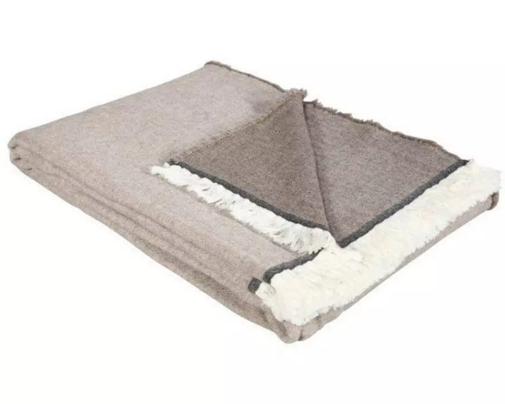 Eskimo Decke Lily 140 x 200 cm, Taupe-Braun