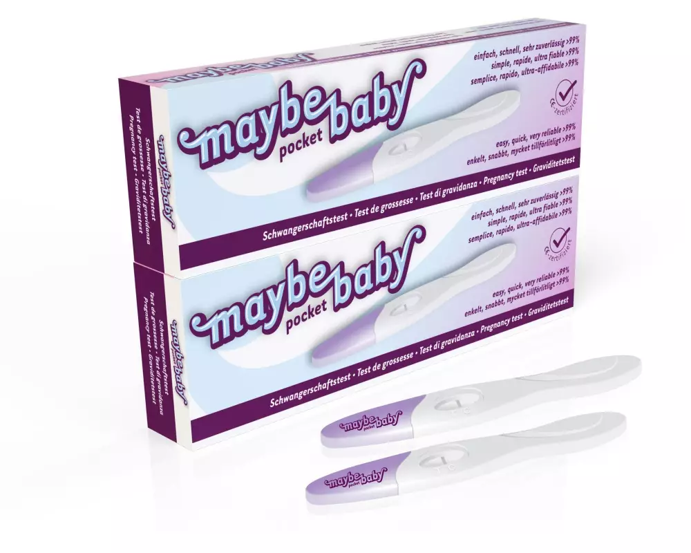 maybe-baby Schwangerschaftstest Pocket 2er Pack