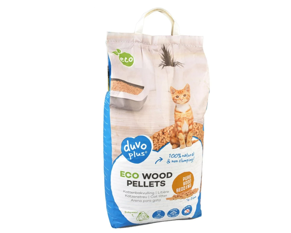 duvoplus Katzenstreu Eco Holzpellets 3.6 kg