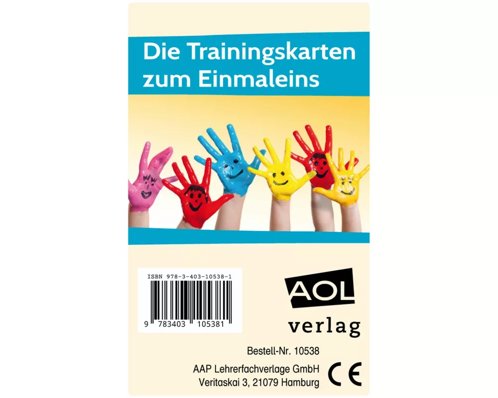 Die Trainingskarten zum Einmaleins