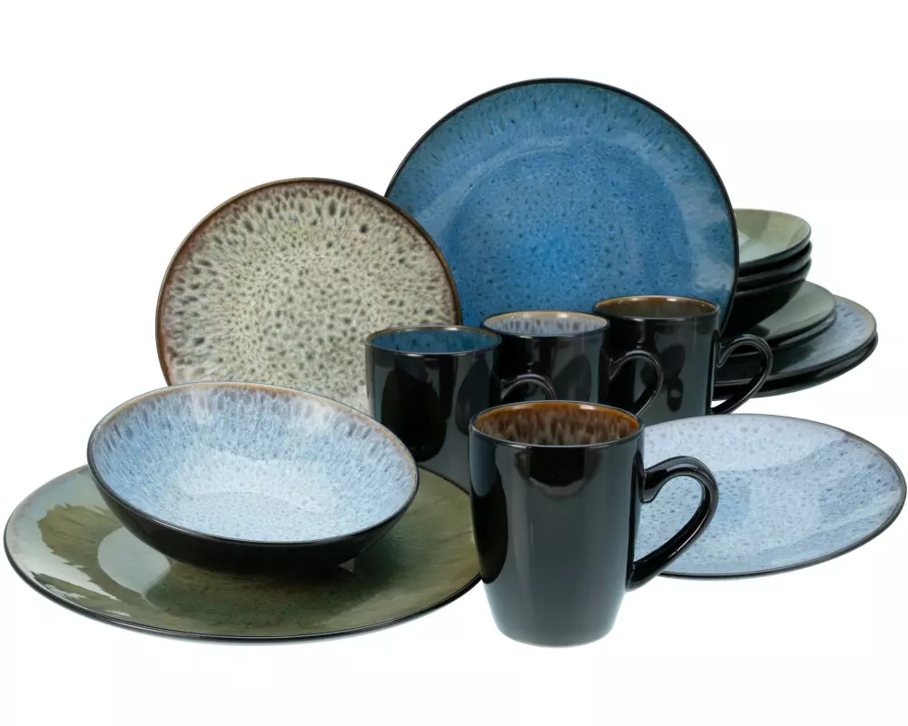 creaTable Teller-Set Blau/Grün
