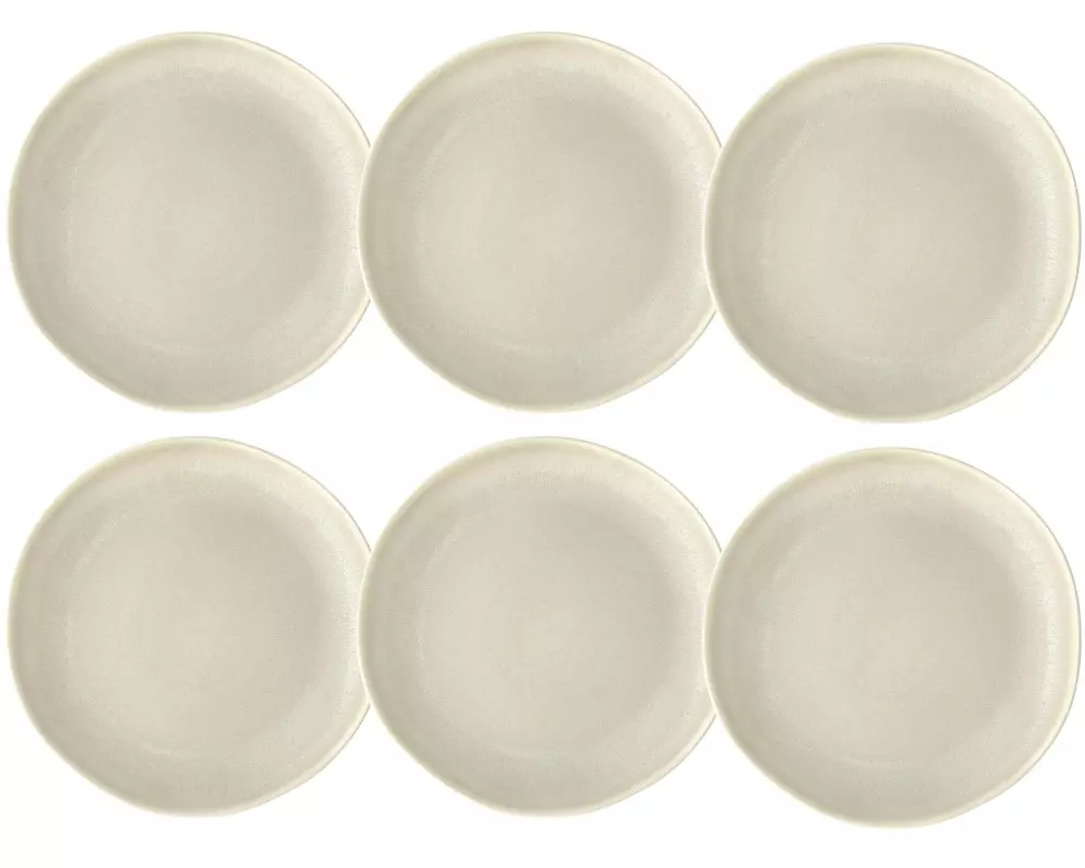 Villa Collection Speiseteller Shoku Ø 27 cm, 6 Stück, Beige