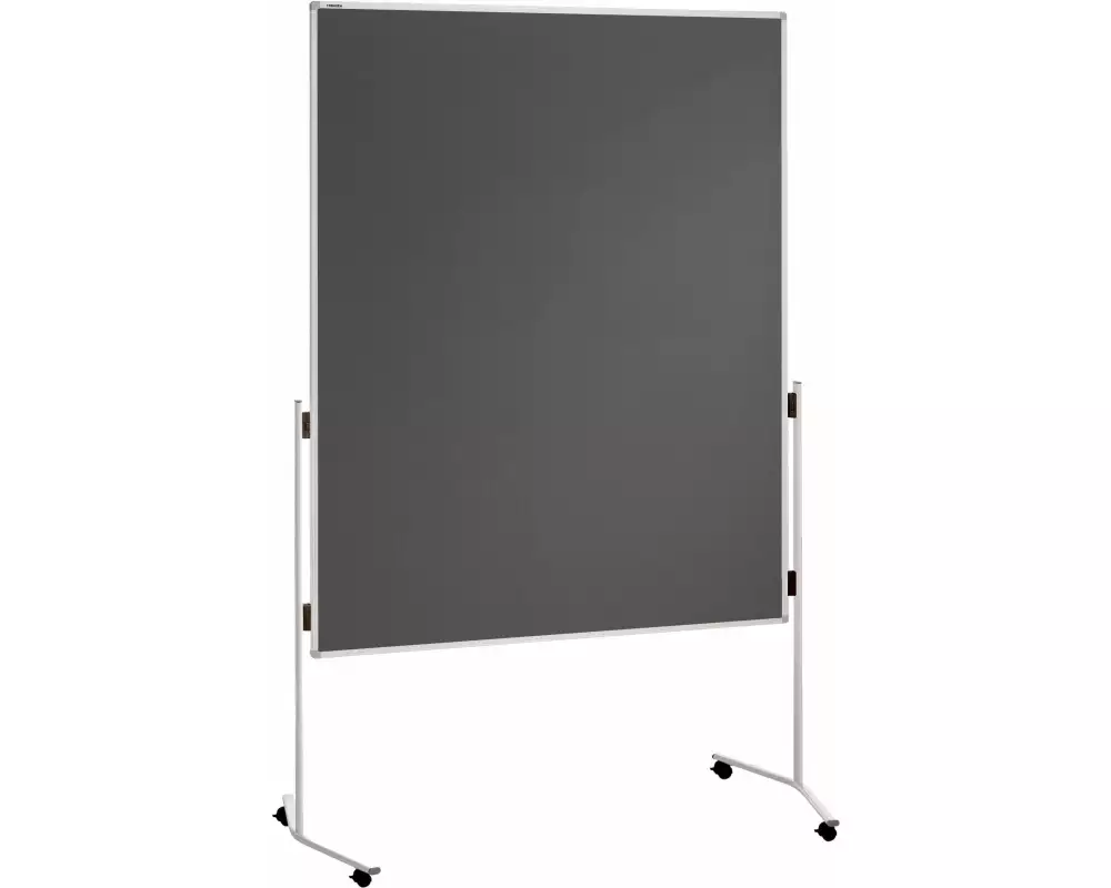 Franken Moderationswand Eco 150 cm x 120 cm, Grau, einteilig