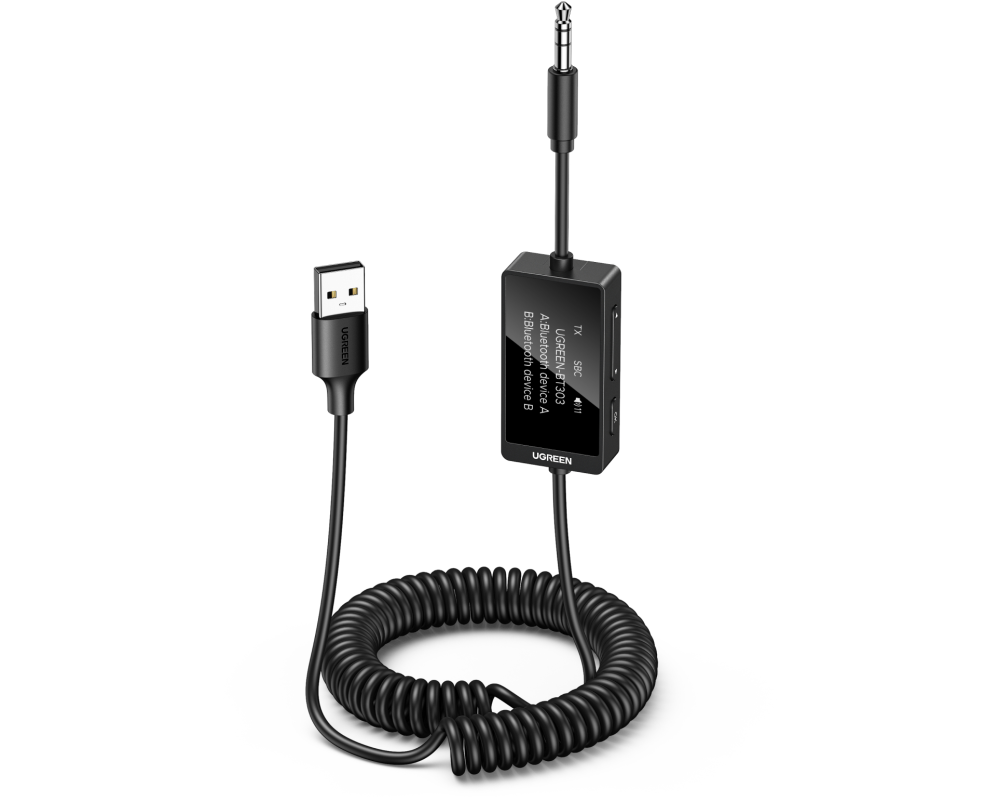 UGREEN Audio Receiver & Transmitter 45236 Bluetooth, Black