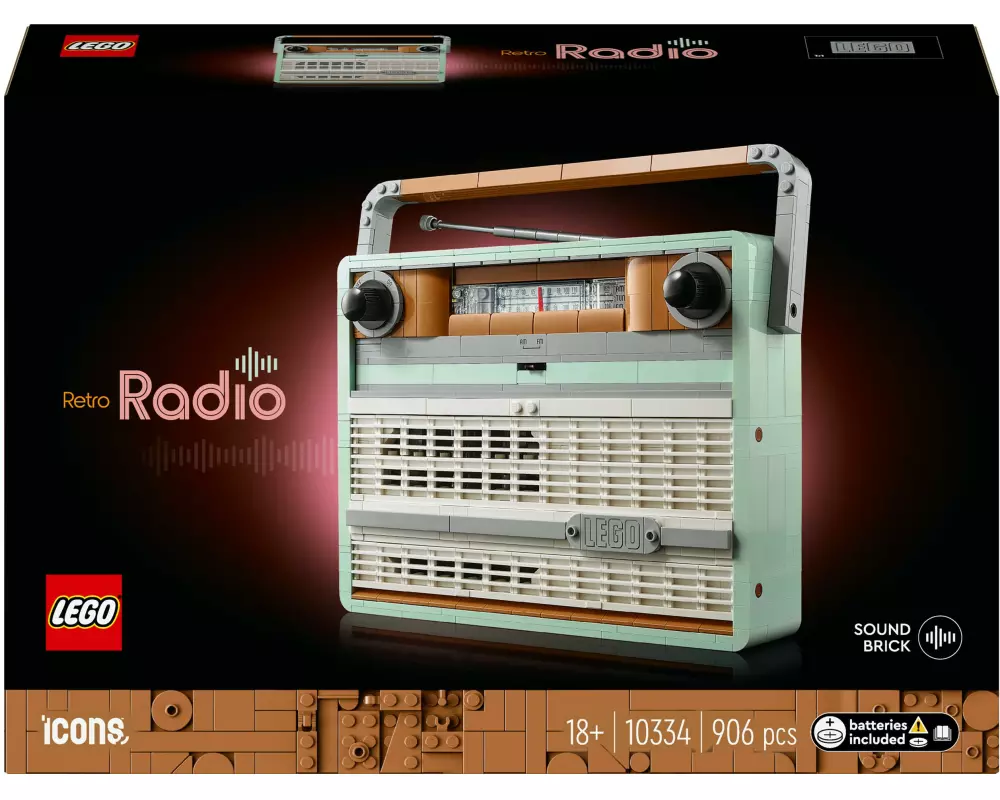 LEGO® Icons Retro-Kofferradio 10334
