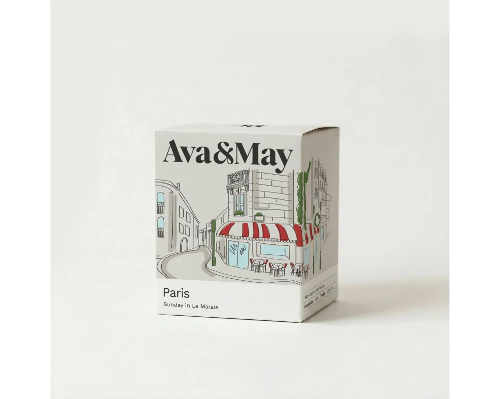AVA & MAY Duftkerze Paris 220 g