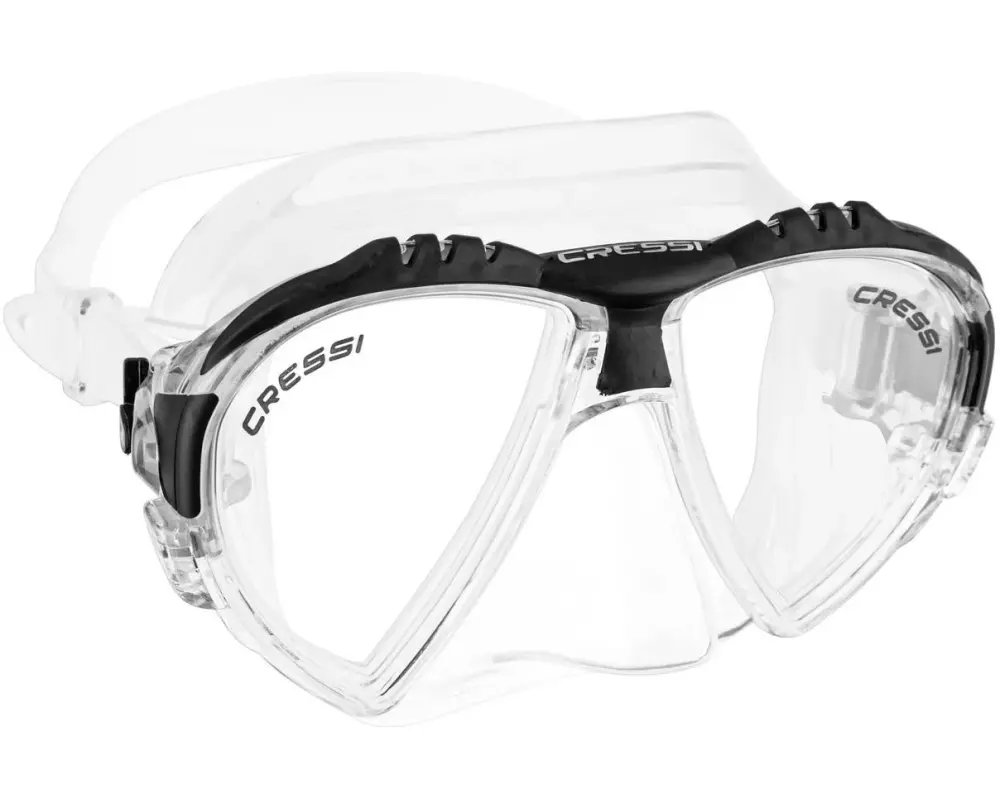 CRESSI Tauchmaske Matrix Klar/Schwarz