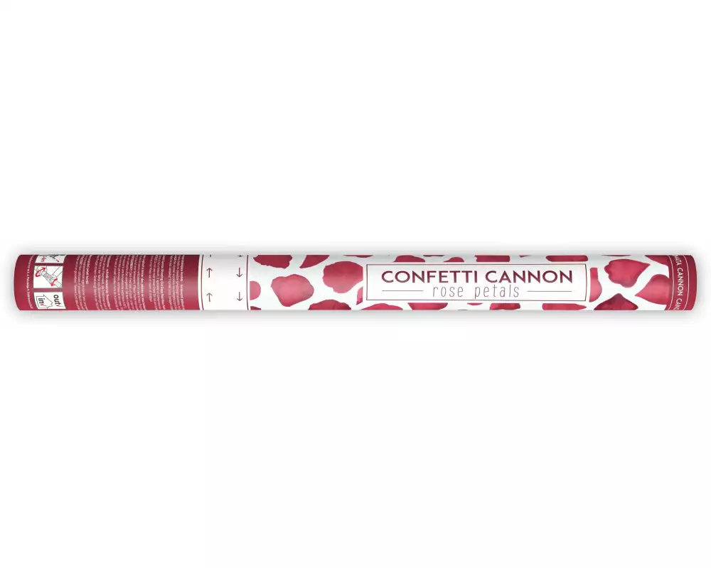 Partydeco Rosenblätter Burgunderrot