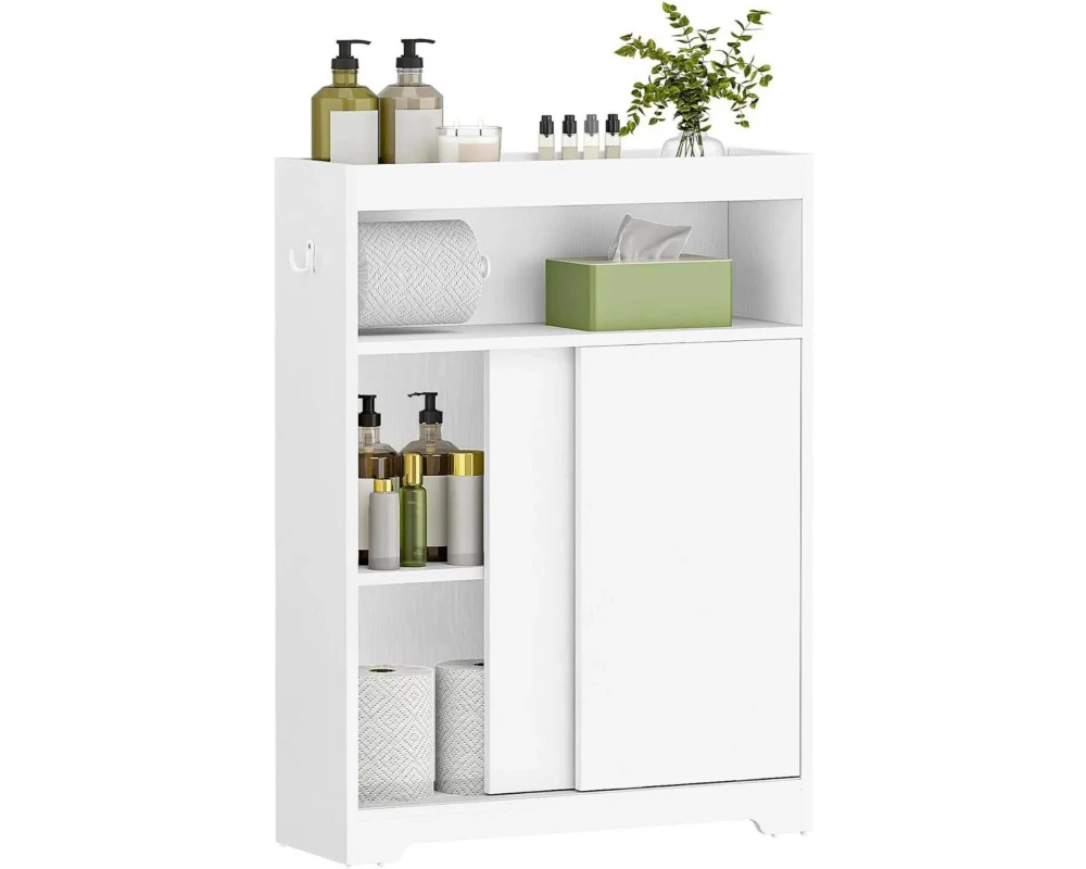 relaxdays Nischenregal 20 x 80 cm, Weiss