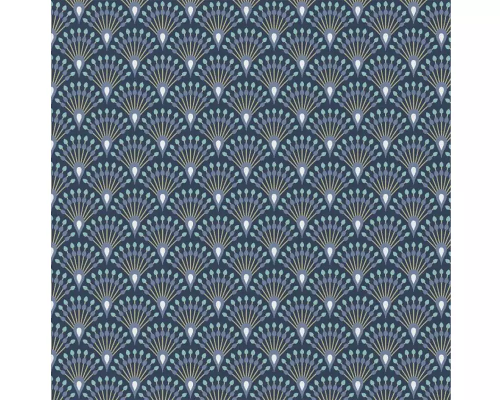 Basteln Stoff Ginza 100 x 150 cm, Mitternacht / Indigo