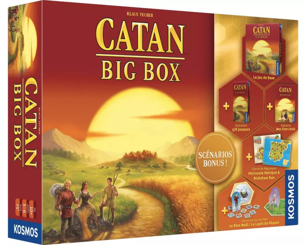 Kosmos Familienspiel Catan – Big Box -FR-