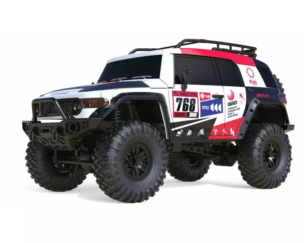 Amewi Scale Crawler Dirt Climbing SUV CV, Weiss/Rot 1:10, RTR
