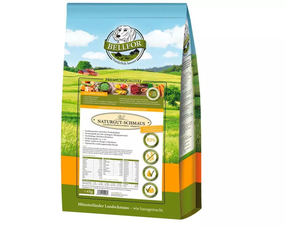 Bellfor Trockenfutter Naturgut-Schmaus Insekten, 4 kg