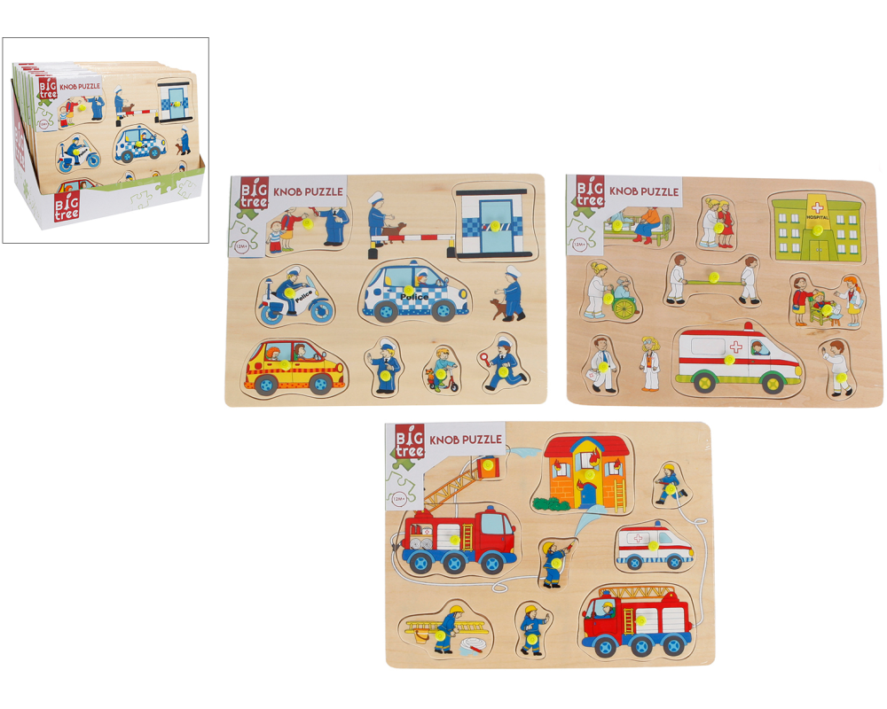 ROOST Puzzle Rettung Holz 610067 9-teilig