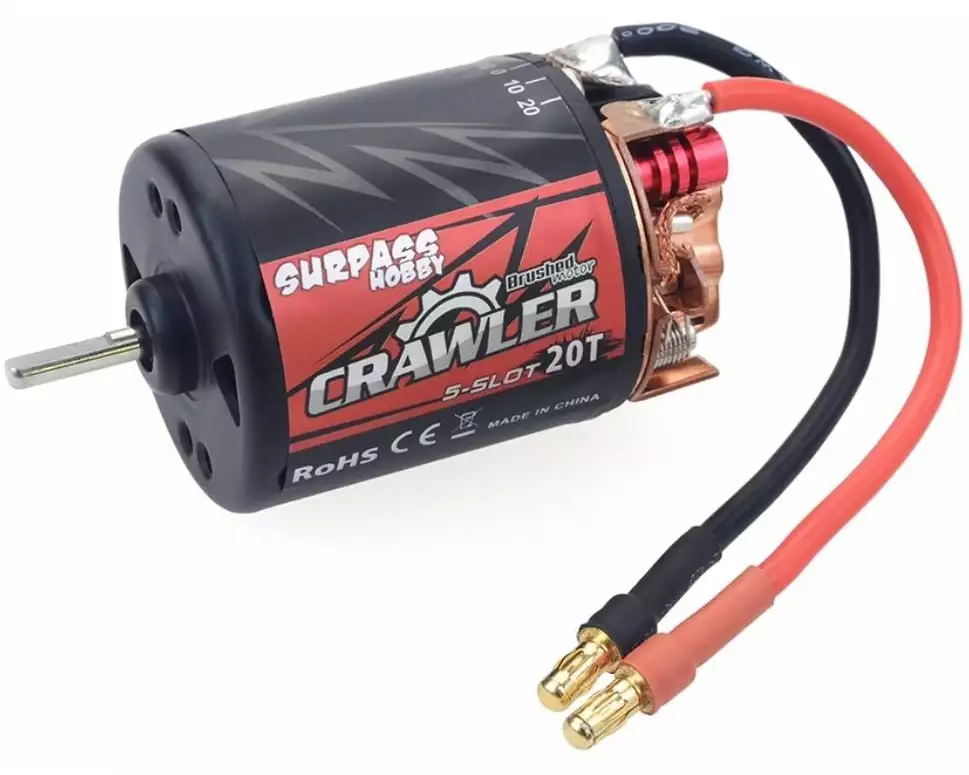 Surpass Hobby Brushed Motor Surpass Crawler 540 11T 5-Slot, 19800 RPM