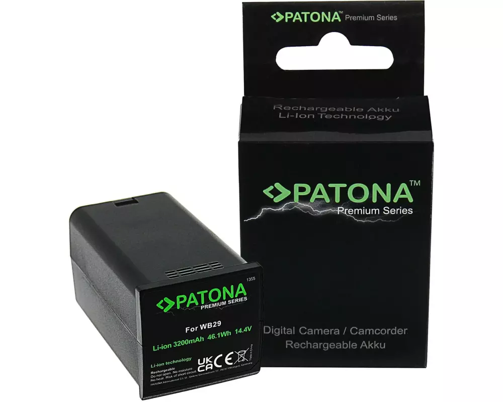 Patona Premium Akku für Godox AD200 Pro