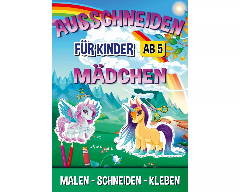 Ausschneiden für Kinder ab 5 Mädchen