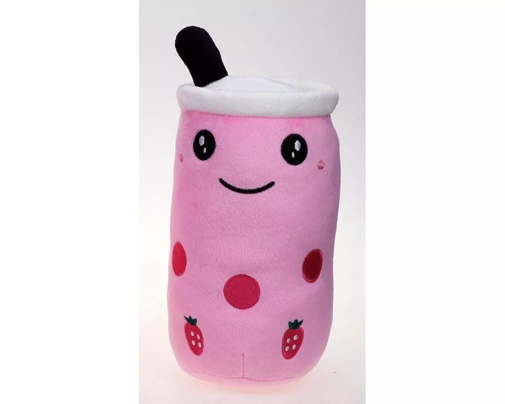 Bubble Tea Boba Plüsch rosa, 20cm