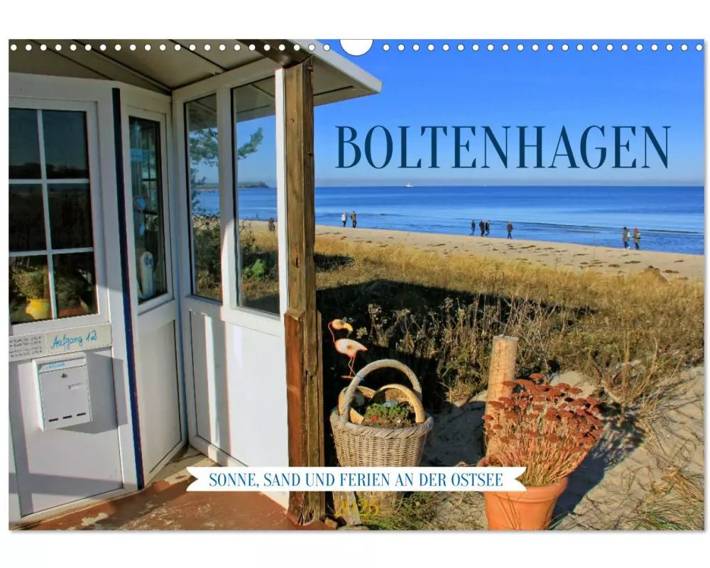 Boltenhagen - Sonne, Sand und Ferien an der Ostsee (Wandkalender 2025 DIN A3 quer), CALVENDO Monatskalender
