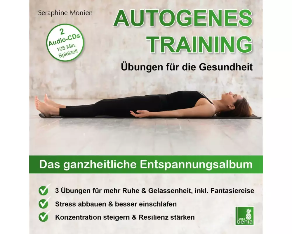 Autogenes Training | Übungen für die Gesundheit | 3 Entspannungsübungen mit Entspannungsmusik | 2 CDs {Tiefenentspannung, vegetatives Nervensystem ber