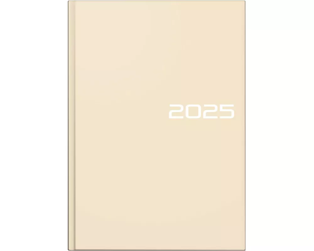 Brunnen 1079561025 Buchkalender Modell 795 (2025)| 1 Seite = 1 Tag| A5| 352 Seiten| Grafik-Einband| sand