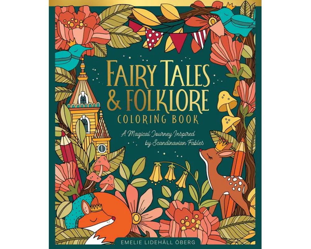 Fairy Tales & Folklore Coloring Book