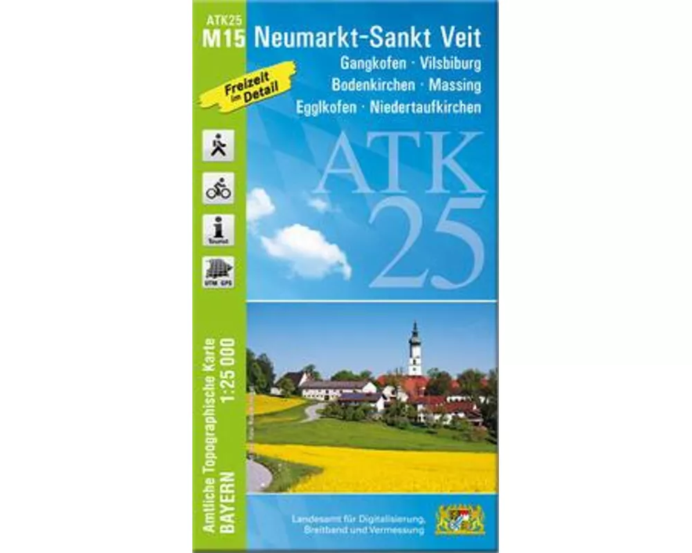 ATK25-M15 Neumarkt-Sankt Veit (Amtliche Topographische Karte 1:25000)