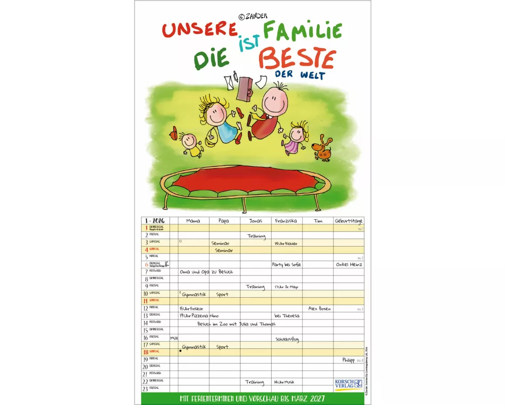 Unsere Familie ist die beste! 2026