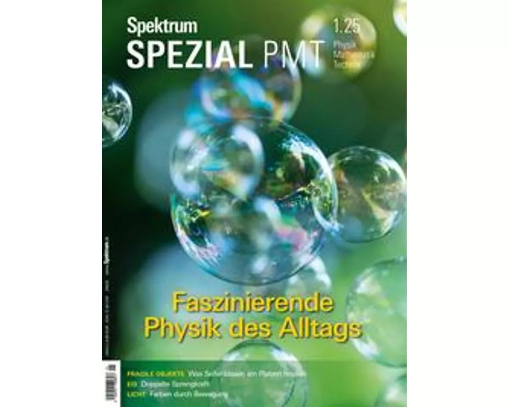 Spektrum Spezial PMT 1/2025 - Faszinierende Physik des Alltags