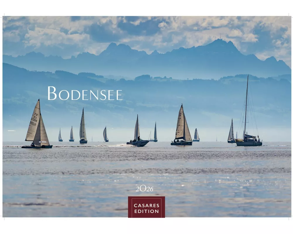Bodensee Kalender 2026 - Wandkalender | Fotokalender Deutschland 35x50cm -mit stimmungsvollen Landschaftsmotiven rund um See, Ufer, Berge und malerisc