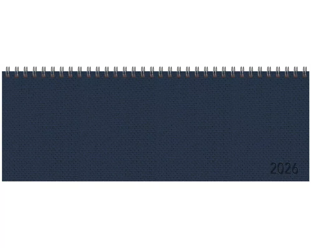 Tischkalender quer Professional Premium 2026 dunkelblau