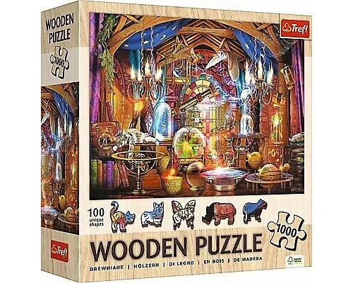 Holz Puzzle 1000 - Zauberkammer
