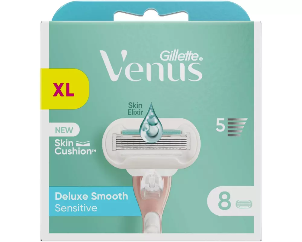Gillette Venus Rasierklingen Deluxe Smooth Sensitive 8 Stück