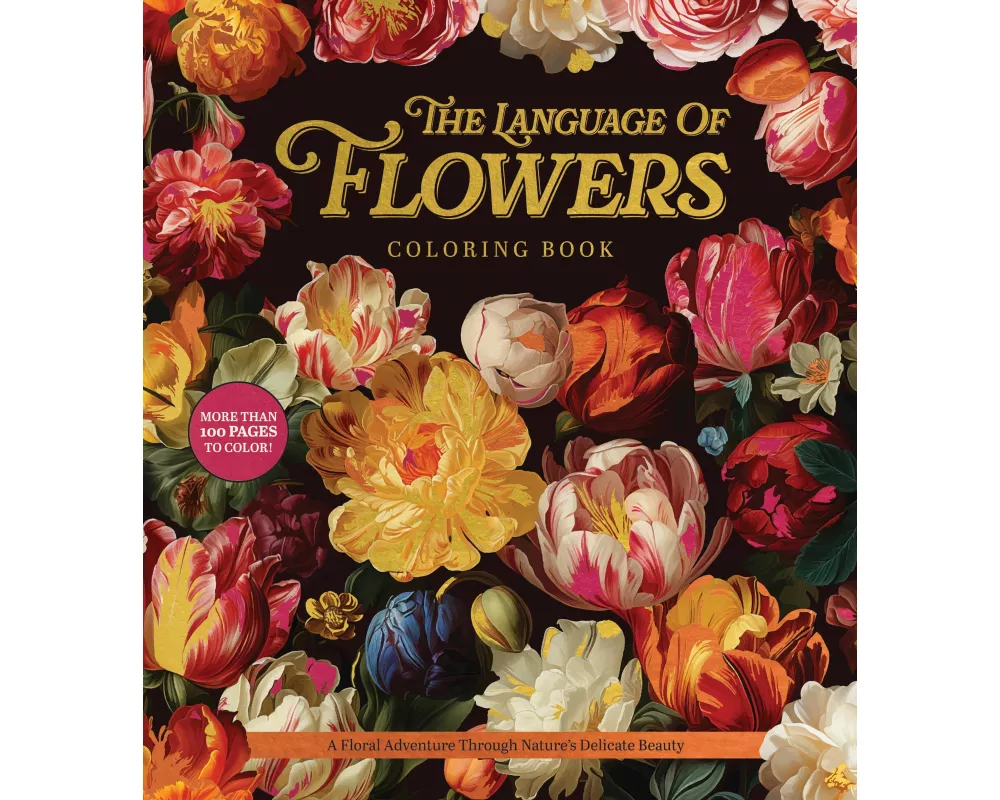 The Language of Flowers Coloring Book