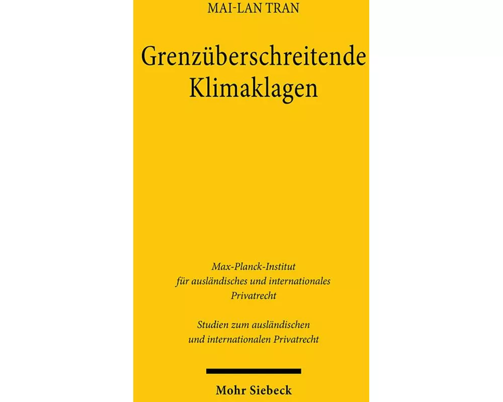 Grenzüberschreitende Klimaklagen