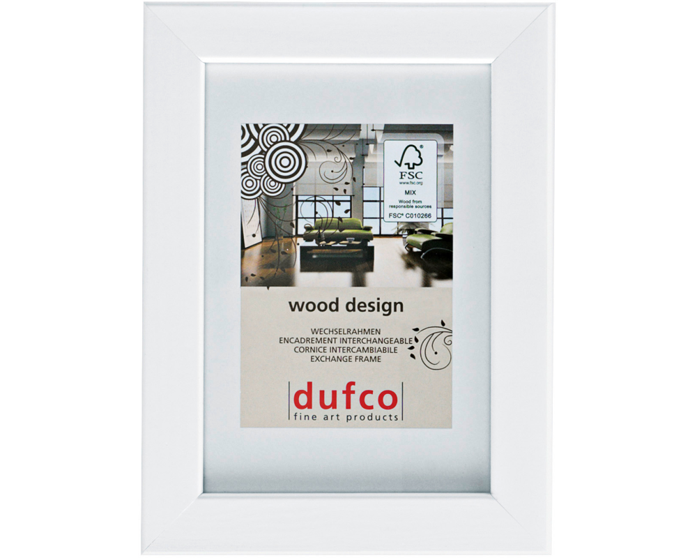 DUFCO Holz-Bilderrahmen 30x45cm 1610.80593 Toronto weiss