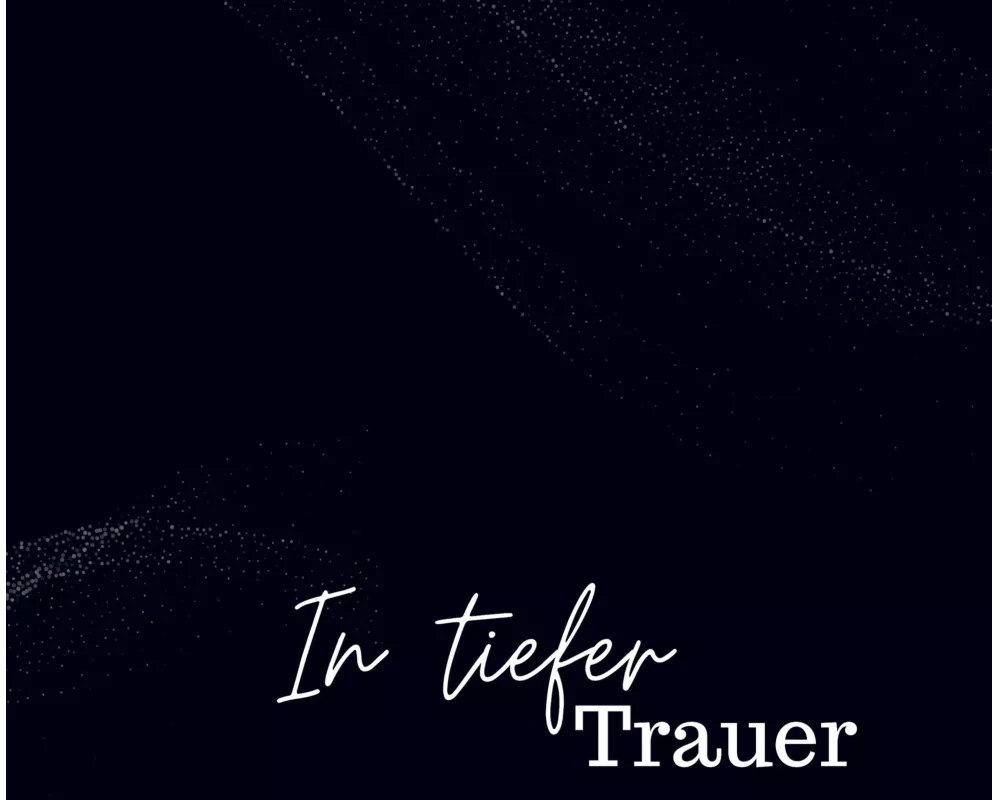 Kondolenzbuch- In tiefer Trauer