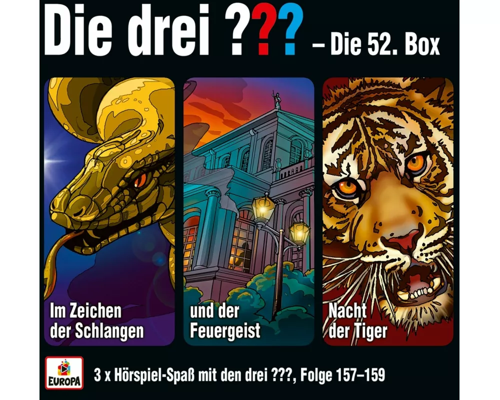 Die drei ??? Box 52. (Folgen 157 - 159)