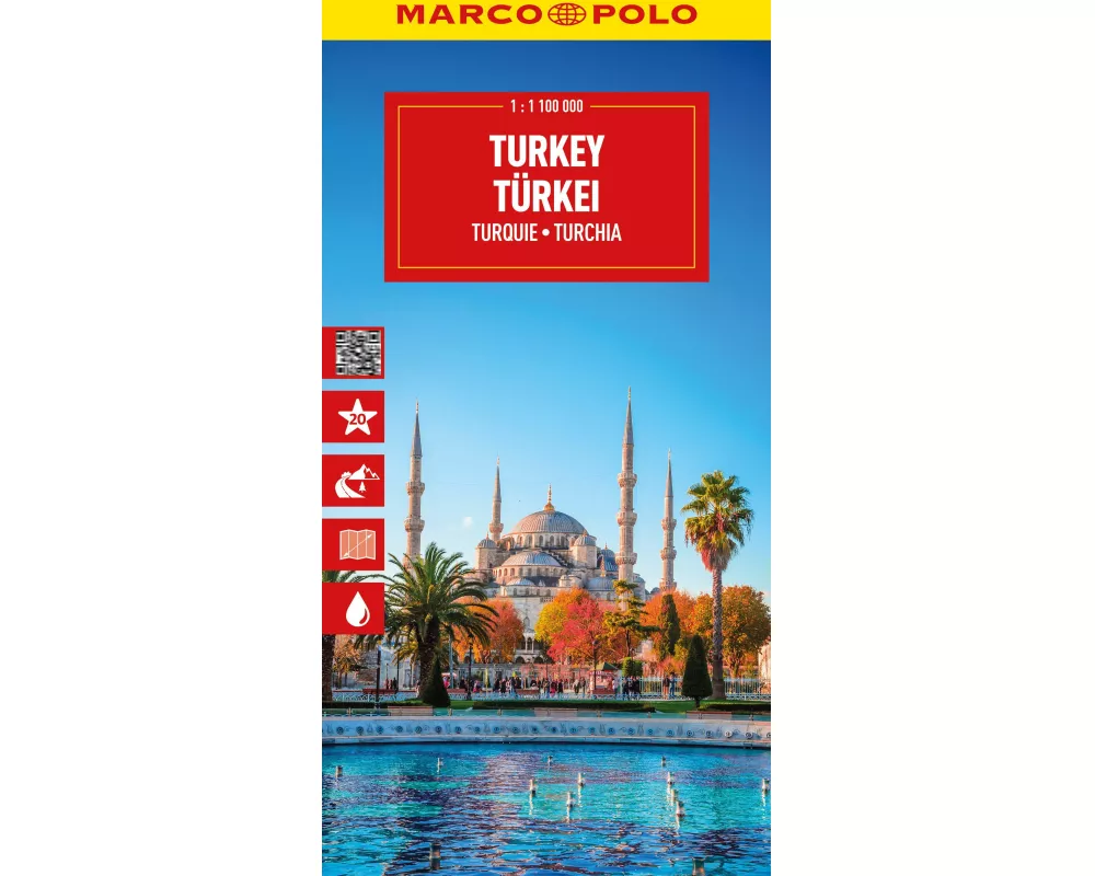 MARCO POLO Reisekarte Türkei 1:1 Mio
