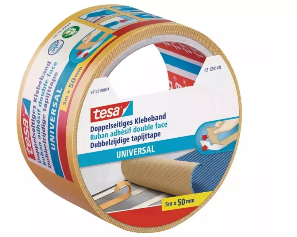 tesa Doppelseitiges Klebeband Universal 5 m x 50 mm