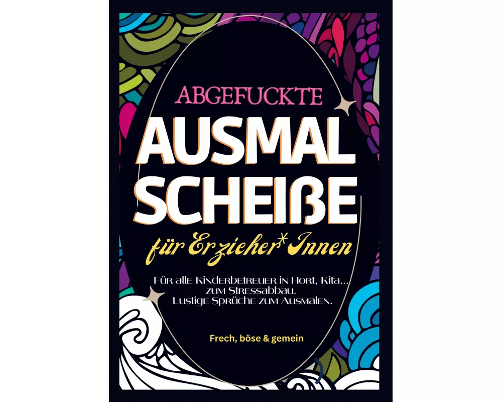 Fluch Malbuch Erzieher A4
